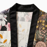La Boutique Kimono Kimono Japonais Femme Traditionnel Fleuri Blanc