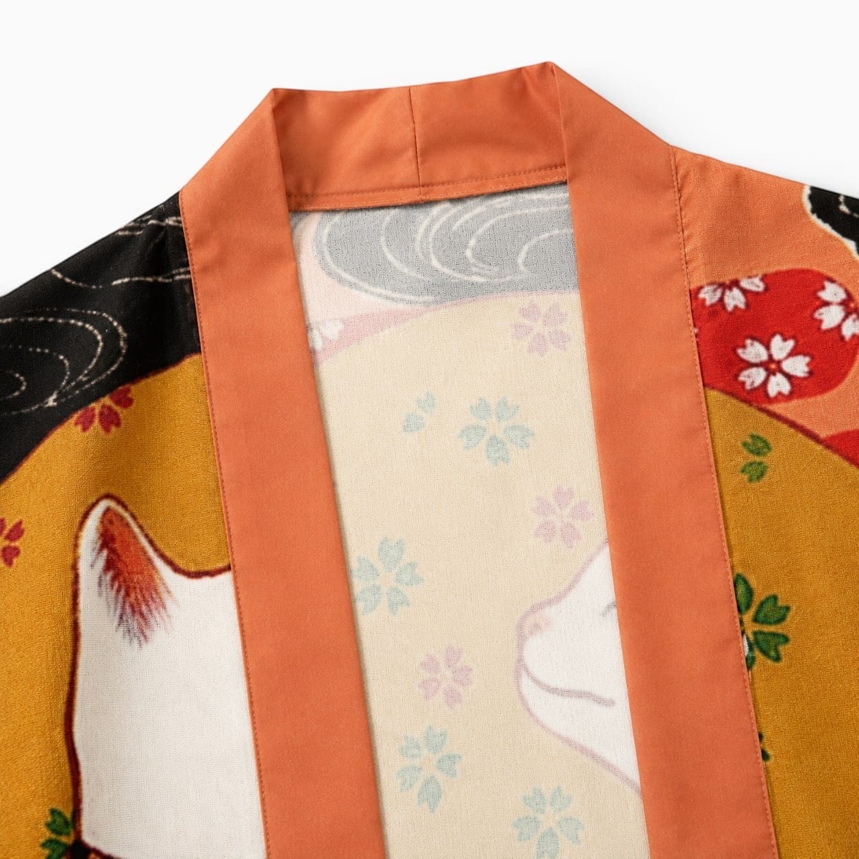 La Boutique Kimono Kimono Japonais Homme Traditionnel Imprimé Chat Style Haori