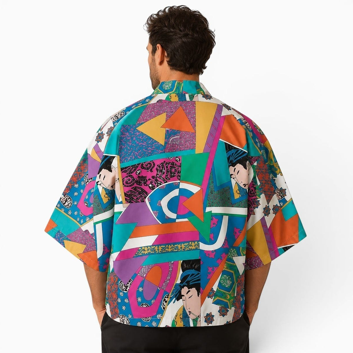 La Boutique Kimono Kimono Japonais Multicolore