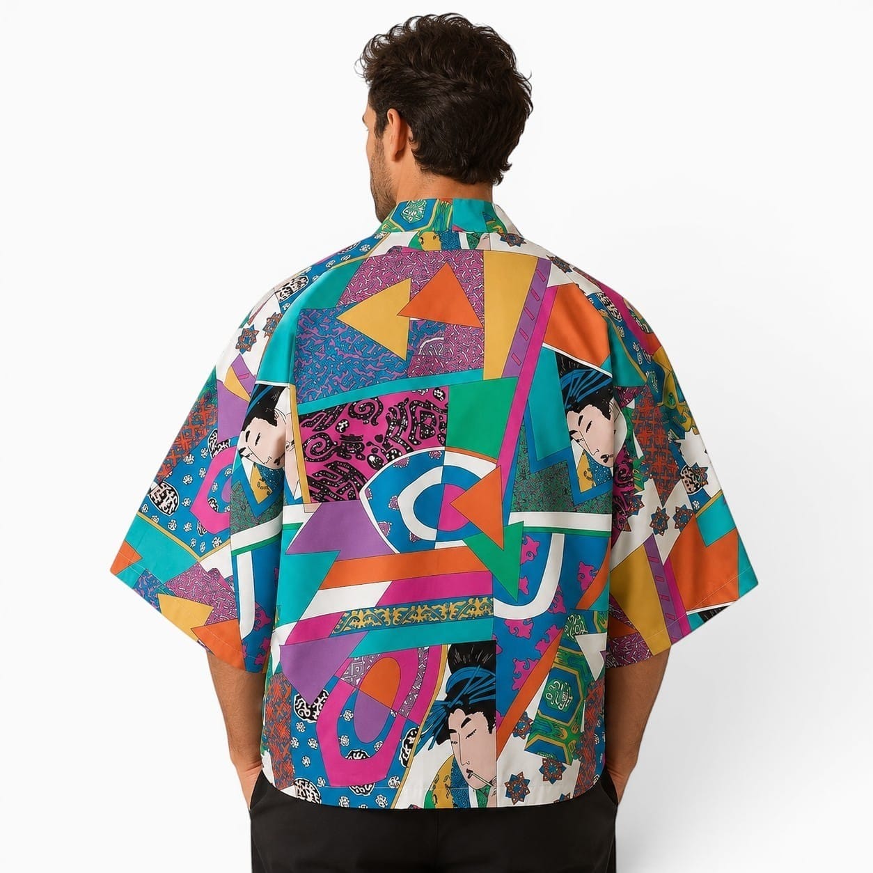 La Boutique Kimono Kimono Japonais Multicolore