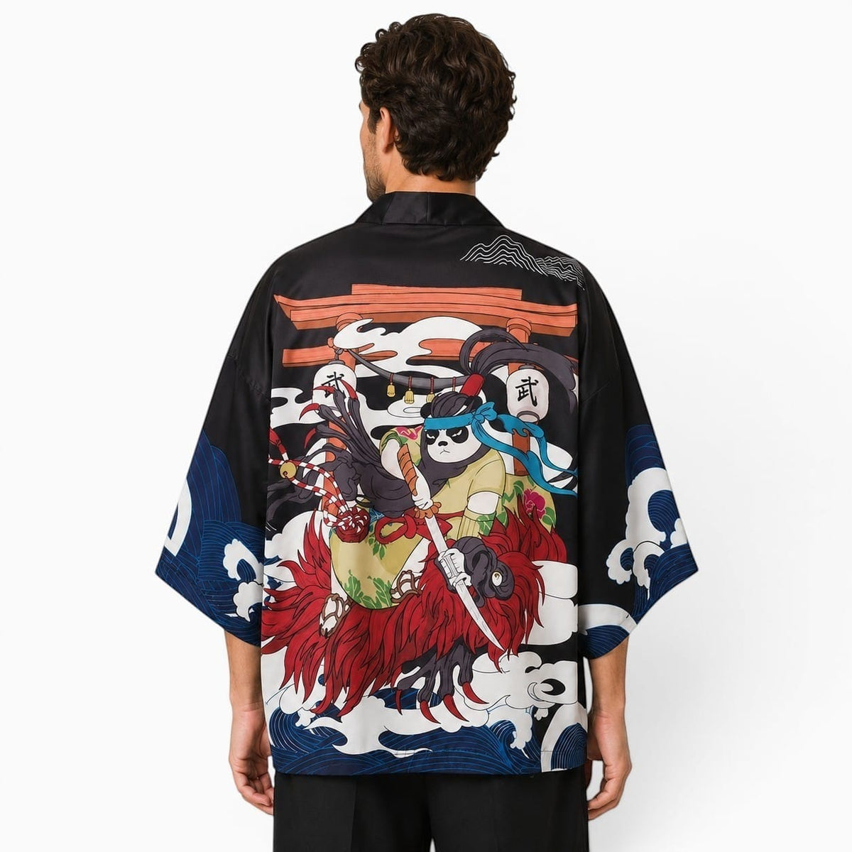 La Boutique Kimono Kimono Japonais Traditionnel Panda Samouraï