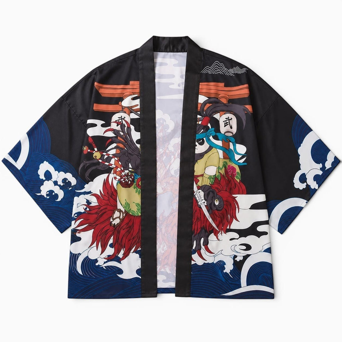 La Boutique Kimono Kimono Japonais Traditionnel Panda Samouraï