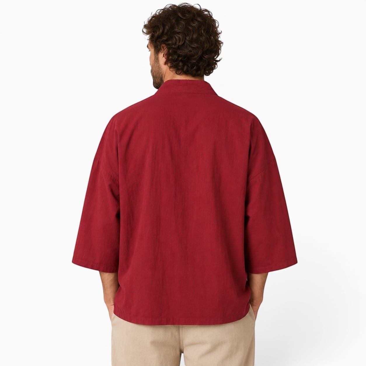 La Boutique Kimono Kimono Lin Bordeaux