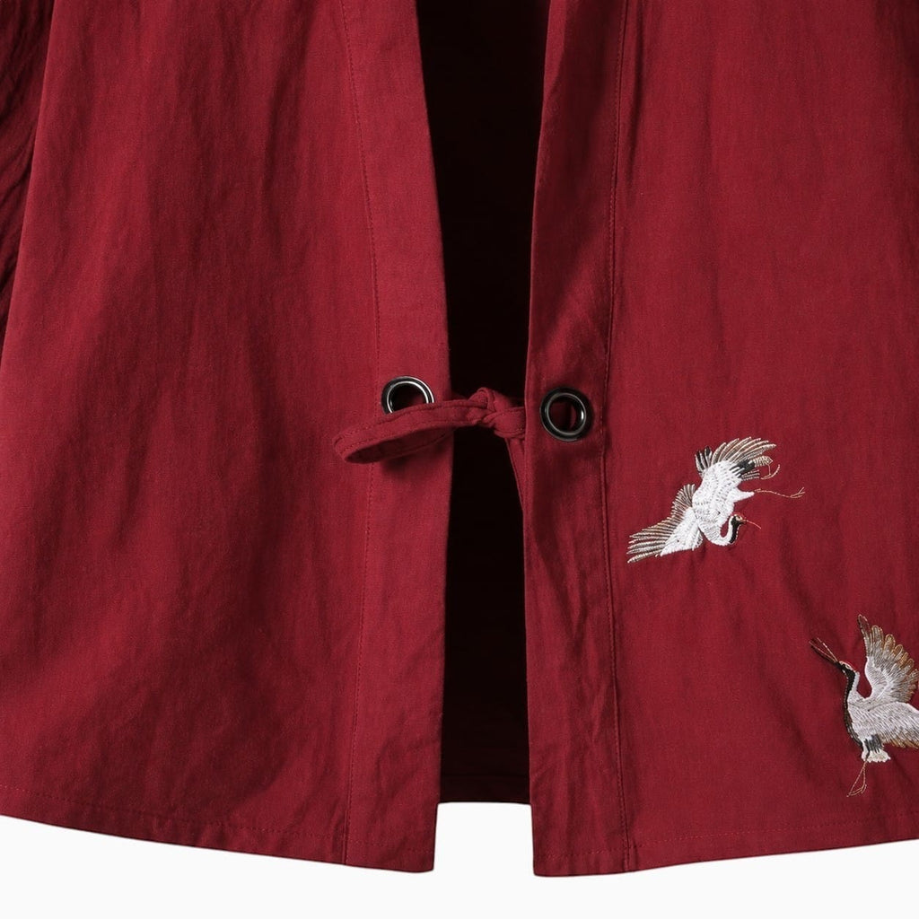 La Boutique Kimono Kimono Lin Bordeaux