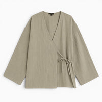La Boutique Kimono Kimono Lin Cache-Cœur