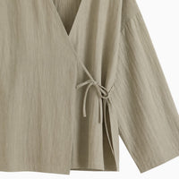 La Boutique Kimono Kimono Lin Cache-Cœur