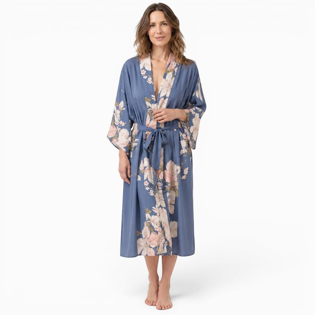 La Boutique Kimono Kimono Long Bleu