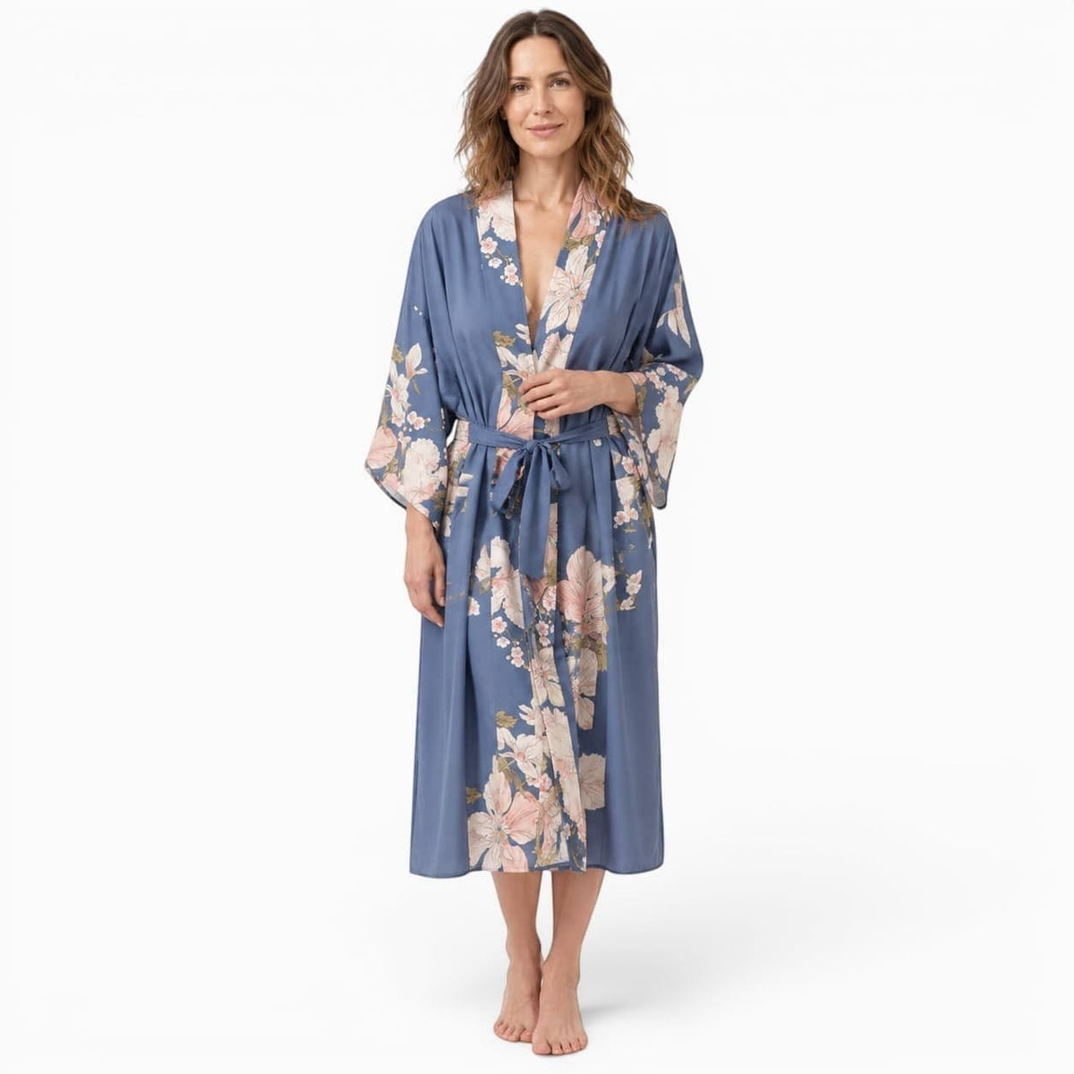 La Boutique Kimono Kimono Long Bleu
