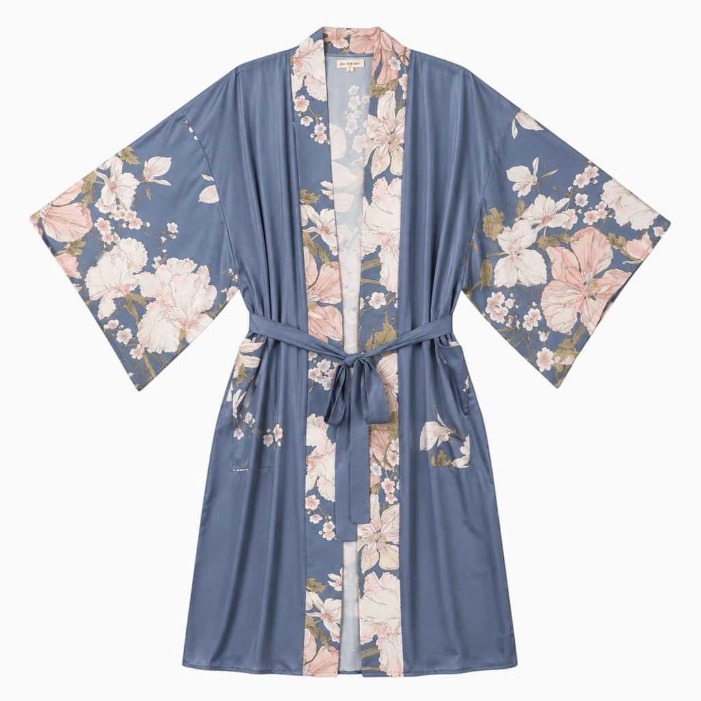 La Boutique Kimono Kimono Long Bleu