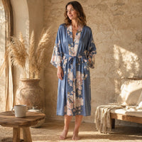 La Boutique Kimono Kimono Long Bleu