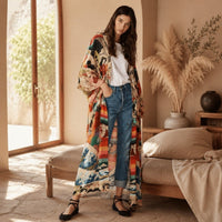 La Boutique Kimono Kimono Long Imprimé Japonais