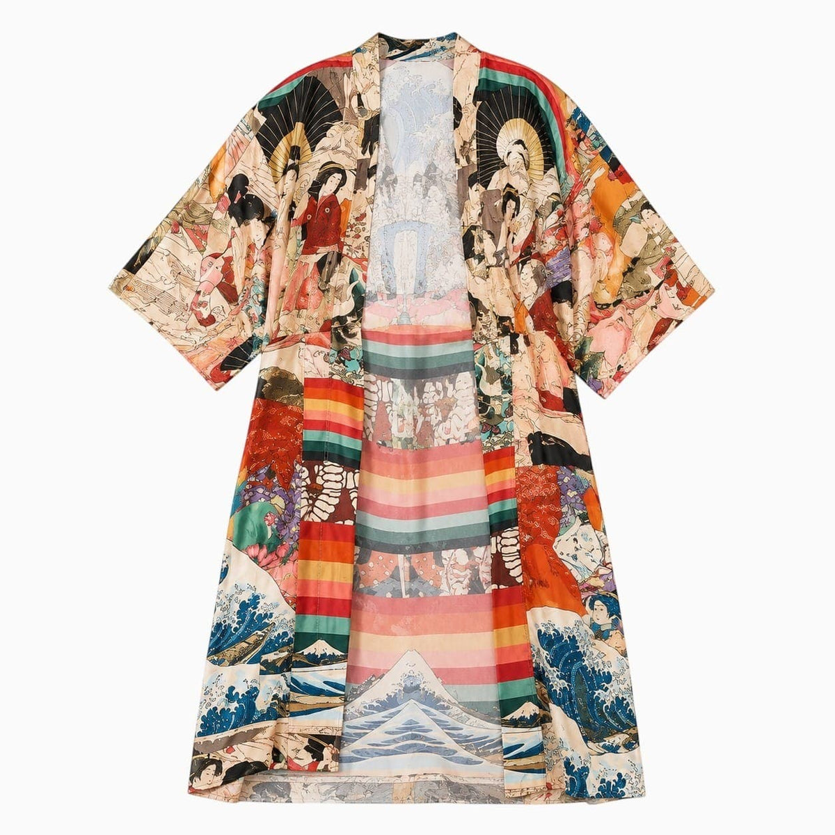 La Boutique Kimono Kimono Long Imprimé Japonais