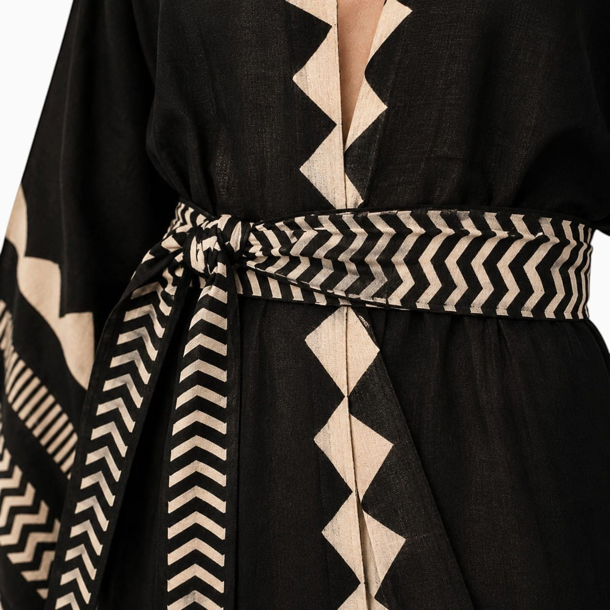 La Boutique Kimono Kimono Long Noir Femme