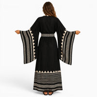 La Boutique Kimono Kimono Long Noir Femme