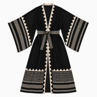 La Boutique Kimono Kimono Long Noir Femme