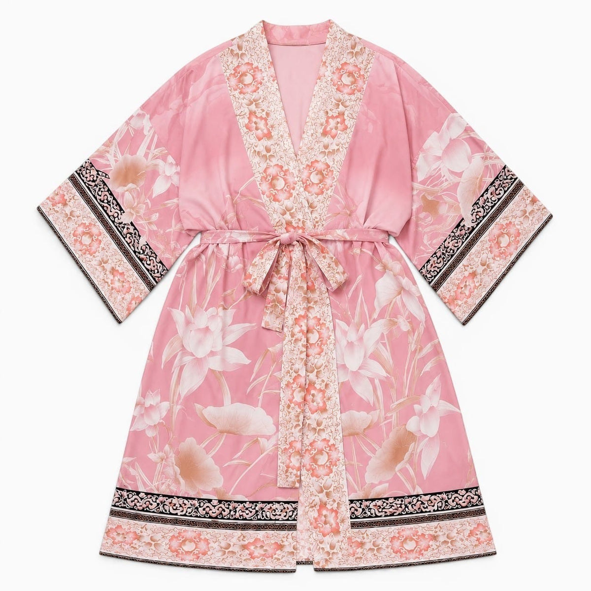 La Boutique Kimono Kimono Long Rose Poudré