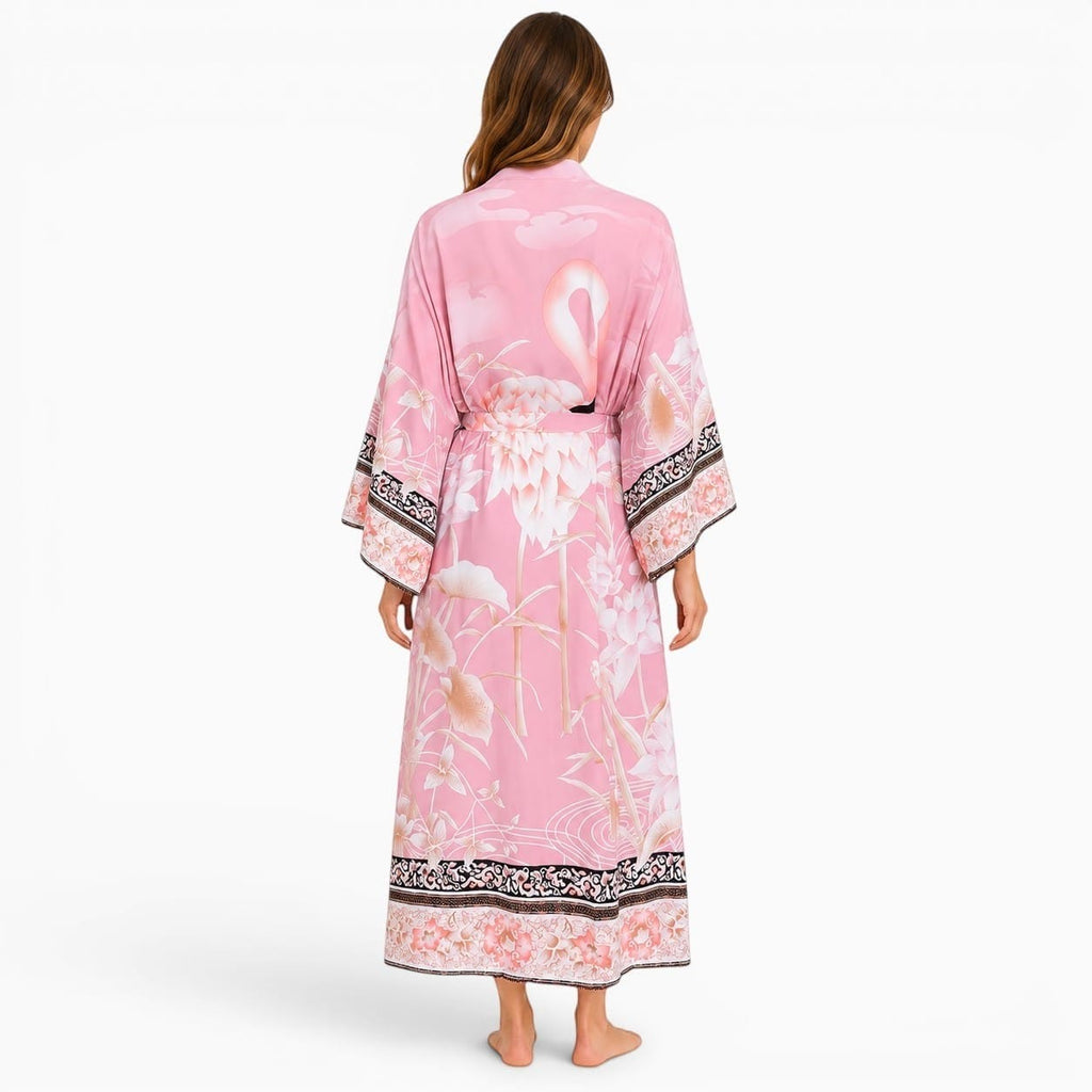 La Boutique Kimono Kimono Long Rose Poudré