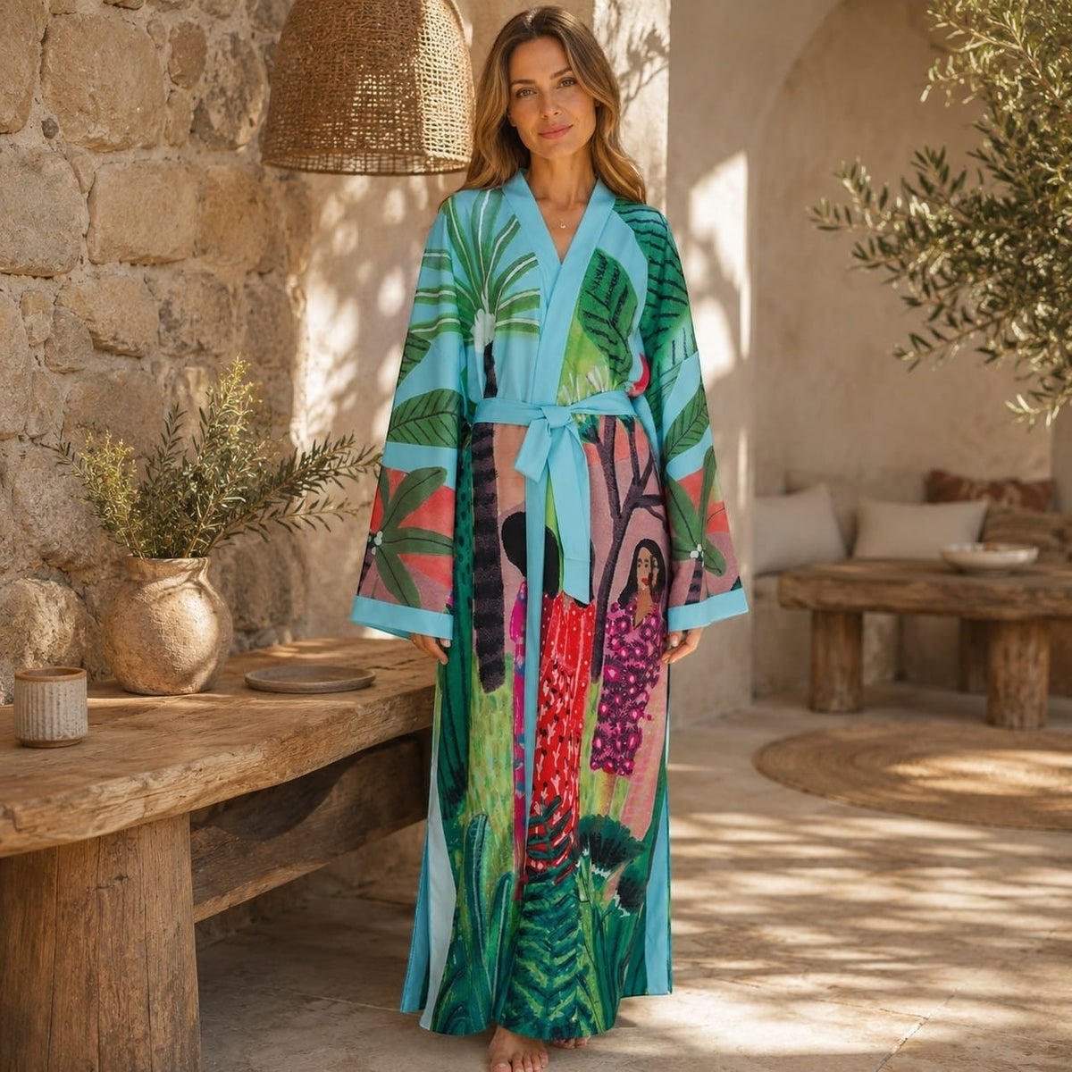 La Boutique Kimono Kimono Long Tropical
