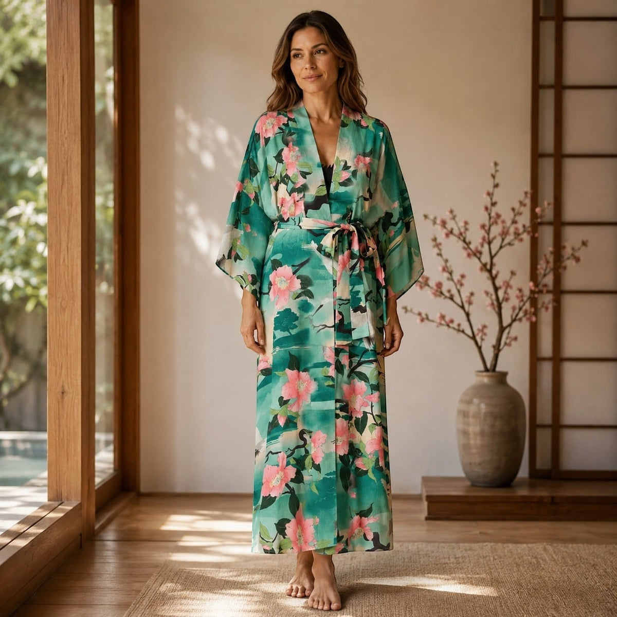 La Boutique Kimono Kimono Long Vert