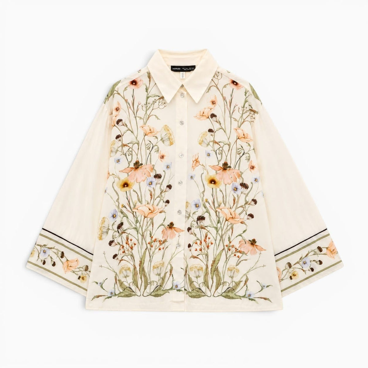 La Boutique Kimono Kimono Manches Longues Fleuri Large