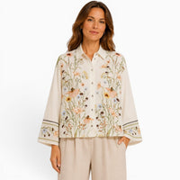 La Boutique Kimono Kimono Manches Longues Fleuri Large