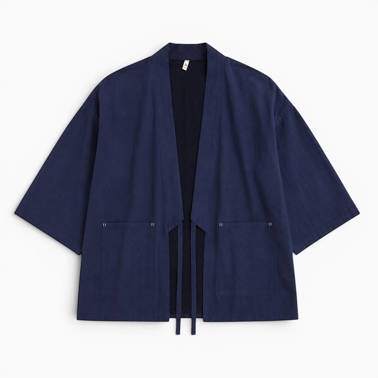 La Boutique Kimono Kimono Mode Homme Bleu Marine En Coton