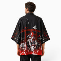 La Boutique Kimono Kimono Motif Carpe Koï Coupe Ample