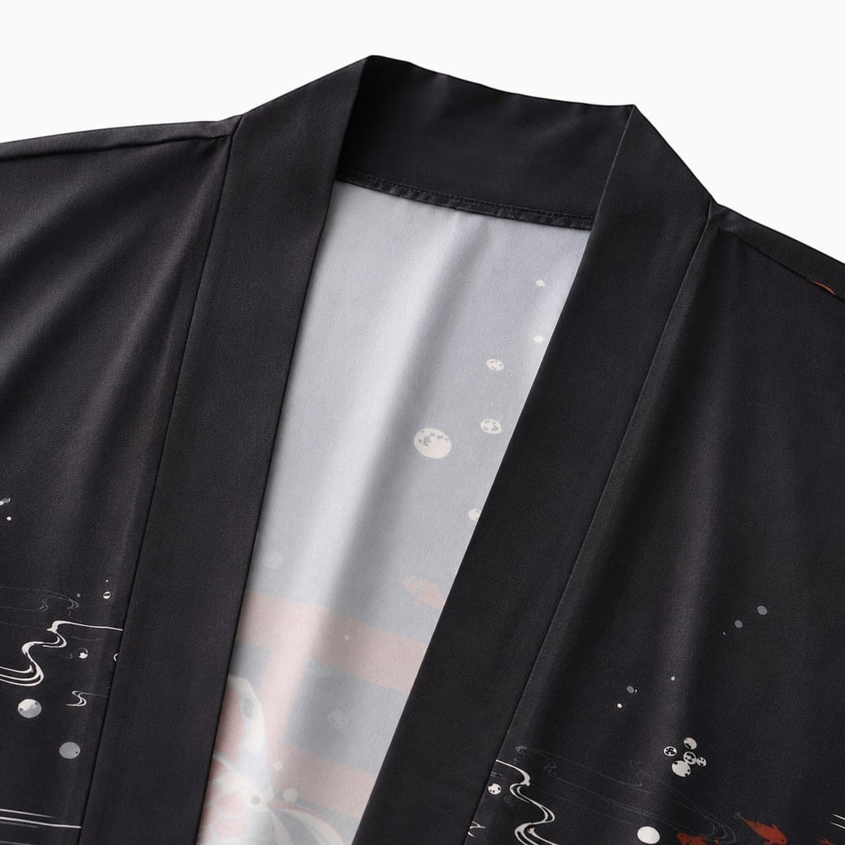 La Boutique Kimono Kimono Motif Carpe Koï Coupe Ample