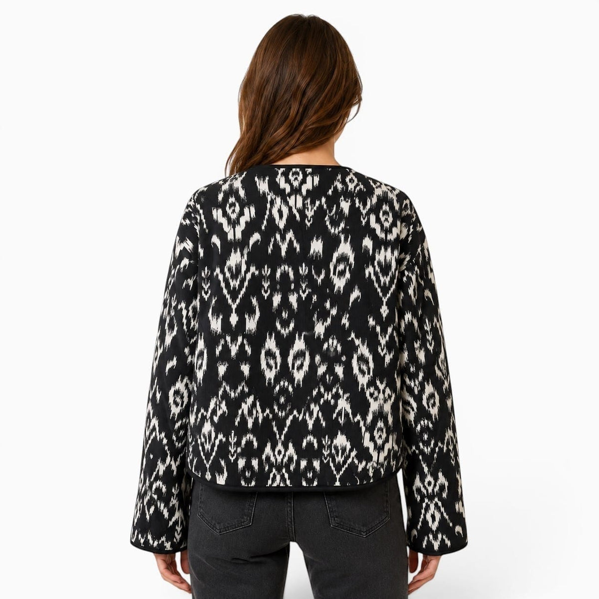 La Boutique Kimono Kimono Noir Femme Matelassé