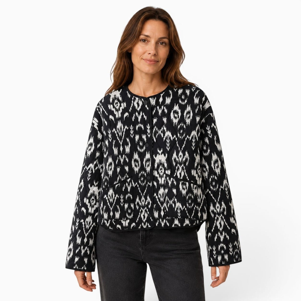 La Boutique Kimono Kimono Noir Femme Matelassé
