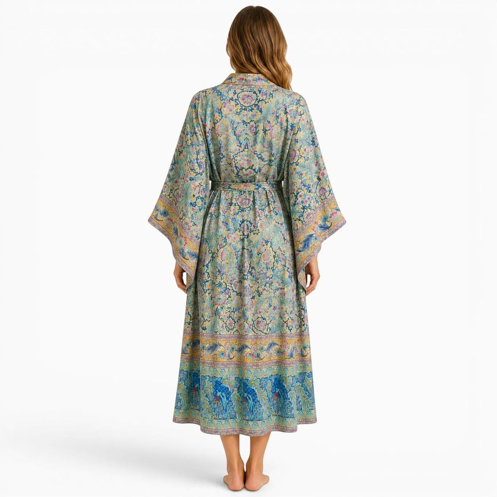 La Boutique Kimono Kimono Polyester Imprimé Floral Long