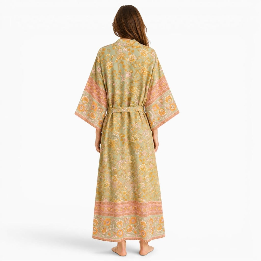 La Boutique Kimono Kimono Printemps Fleuri Style Bohème