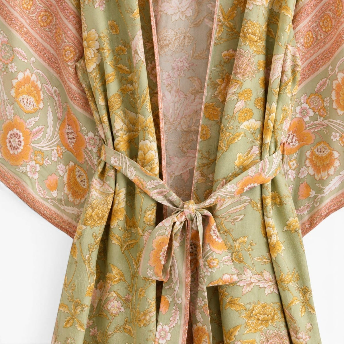 La Boutique Kimono Kimono Printemps Fleuri Style Bohème