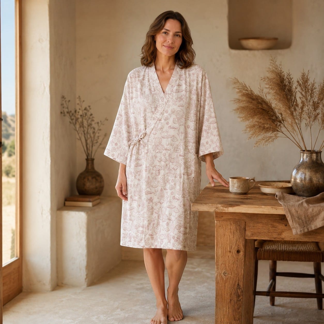 La Boutique Kimono Kimono Pyjama Coton Femme