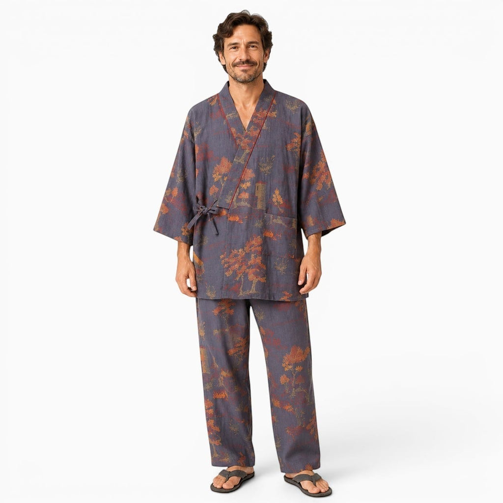 La Boutique Kimono Kimono Pyjama Japonais En Coton