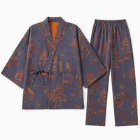 La Boutique Kimono Kimono Pyjama Japonais En Coton