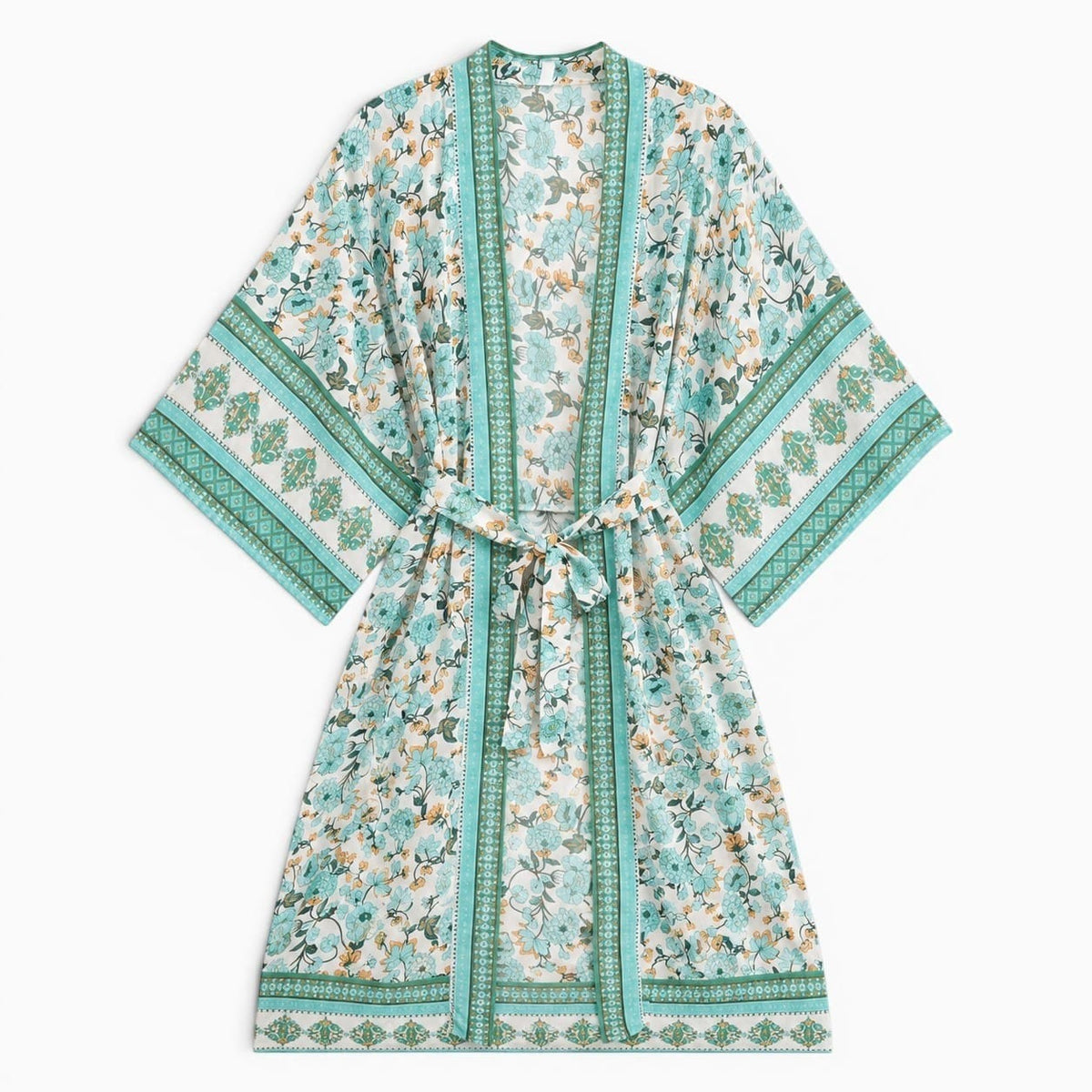 La Boutique Kimono Kimono Rayonne Long Fleuri
