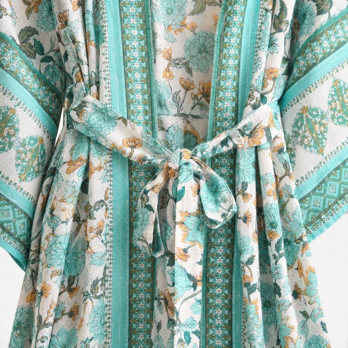 La Boutique Kimono Kimono Rayonne Long Fleuri