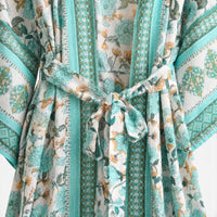 La Boutique Kimono Kimono Rayonne Long Fleuri