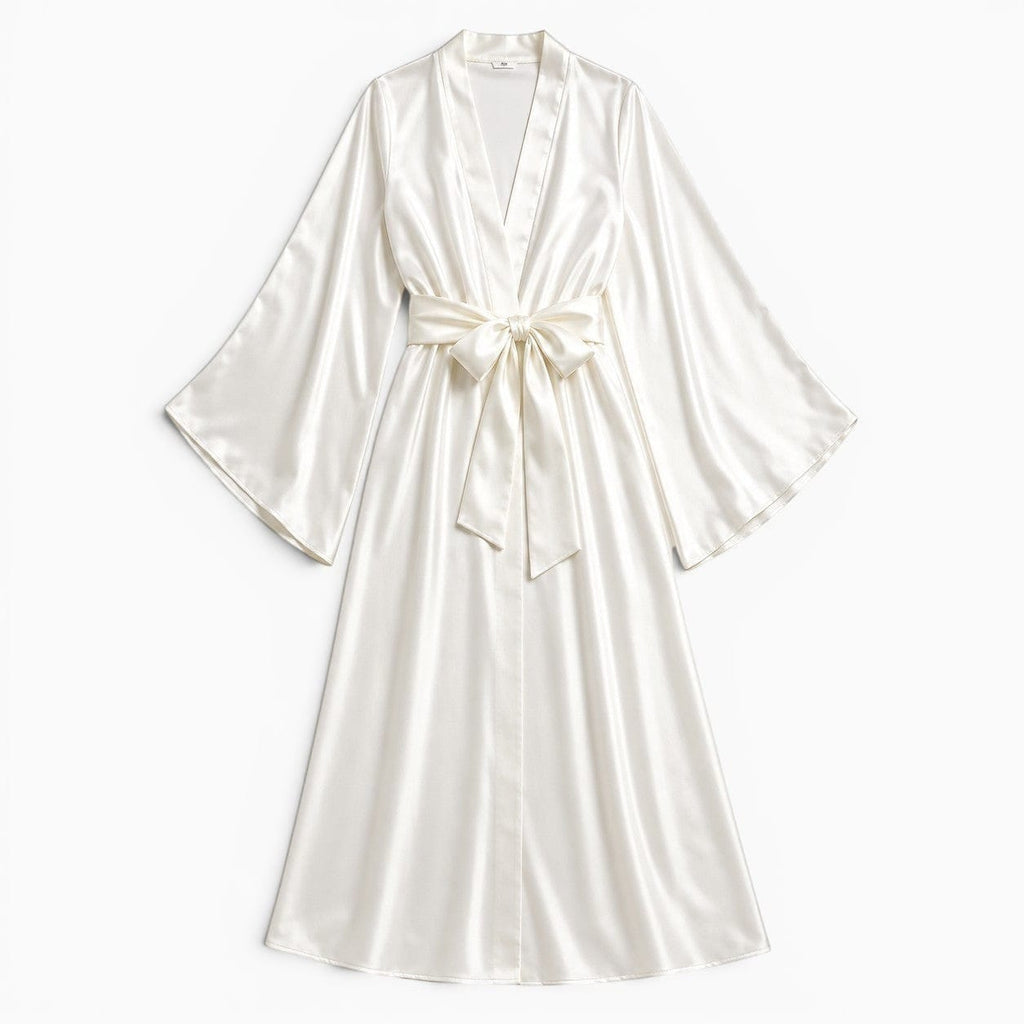La Boutique Kimono Kimono Satin Blanc
