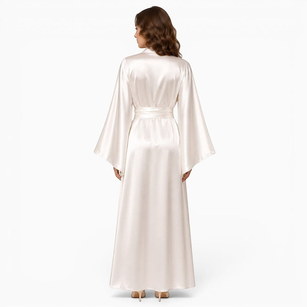 La Boutique Kimono Kimono Satin Blanc