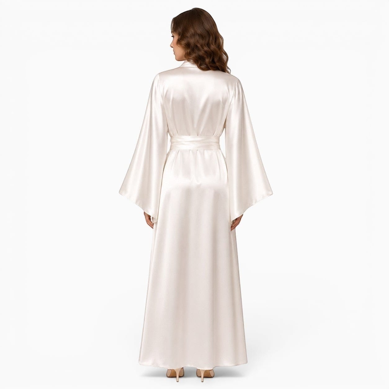 La Boutique Kimono Kimono Satin Blanc