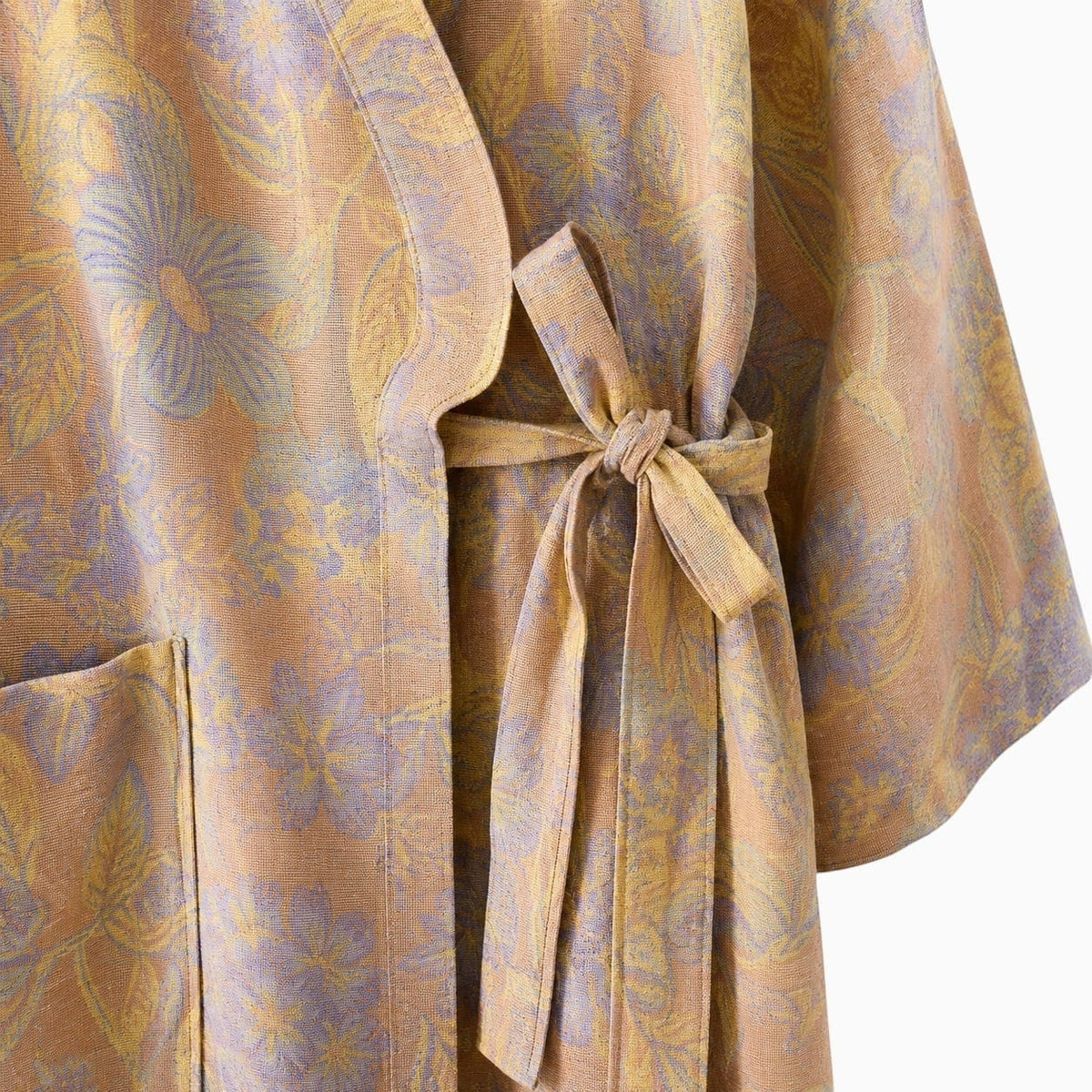 La Boutique Kimono Kimono Traditionnel Fleuri Coton