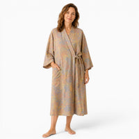 La Boutique Kimono Kimono Traditionnel Fleuri Coton