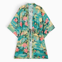 La Boutique Kimono Kimono Vert Mi-long