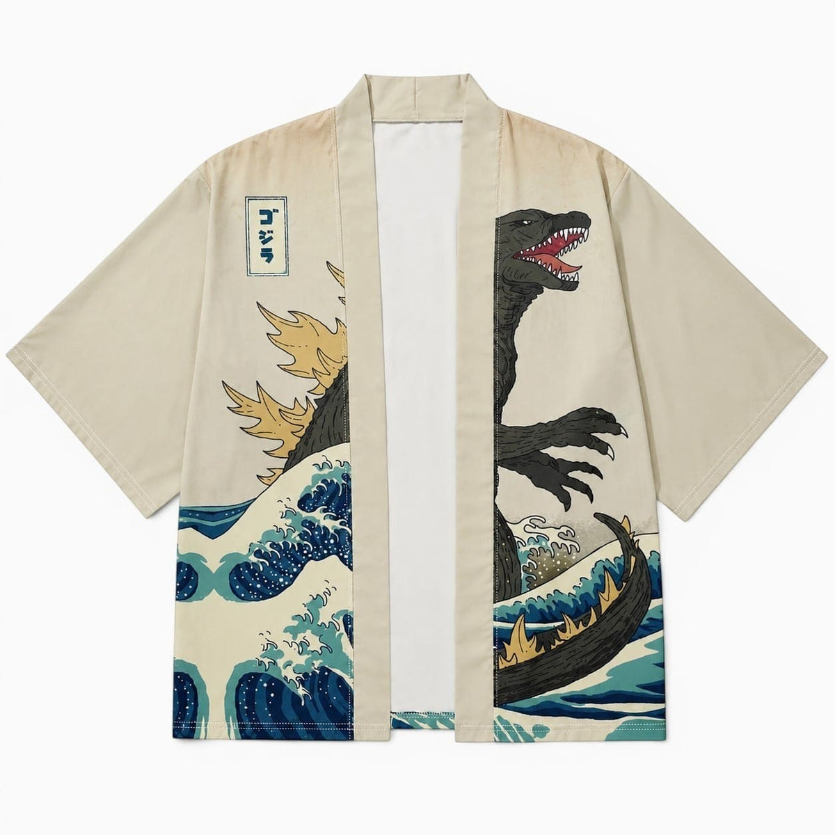La Boutique Kimono Motif Kimono Japonais Godzilla Haori