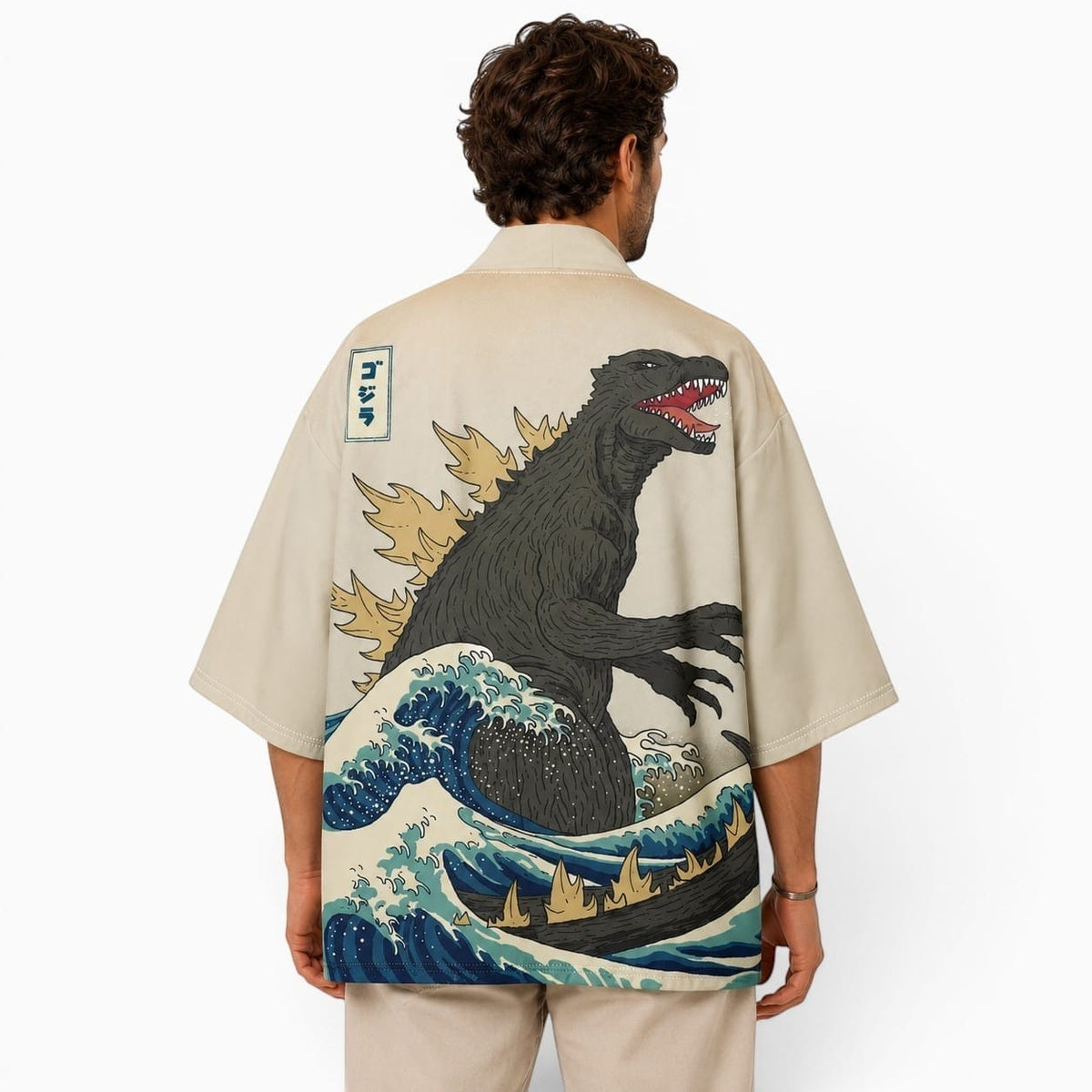 La Boutique Kimono Motif Kimono Japonais Godzilla Haori