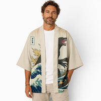 La Boutique Kimono Motif Kimono Japonais Godzilla Haori