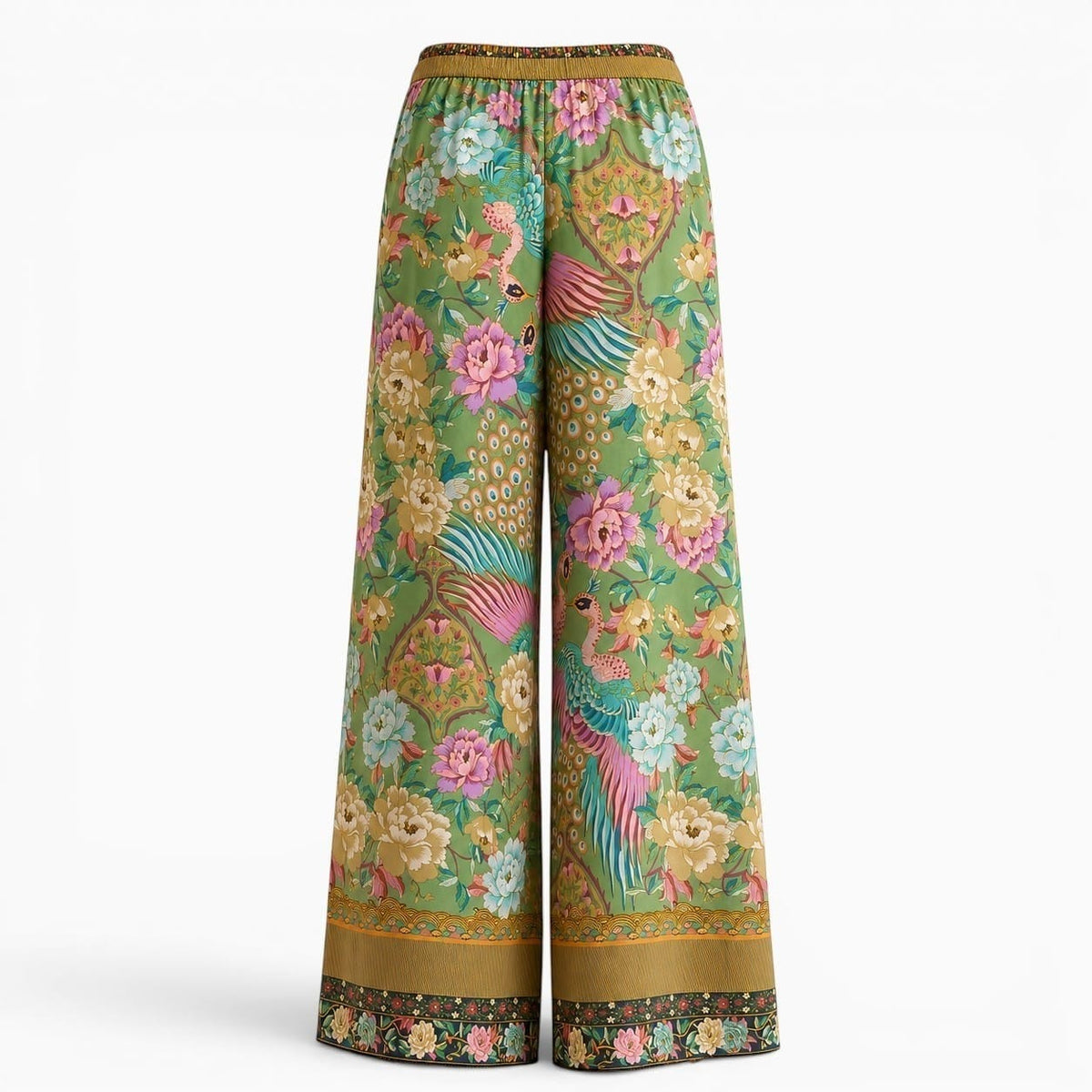 La Boutique Kimono Pantalon Fleuri Large Femme