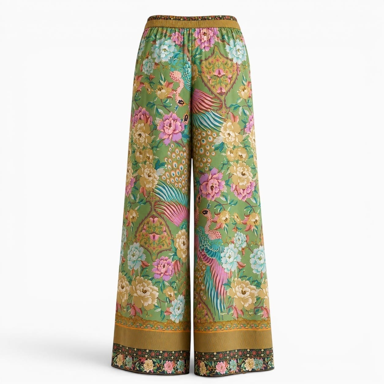 La Boutique Kimono Pantalon Fleuri Large Femme